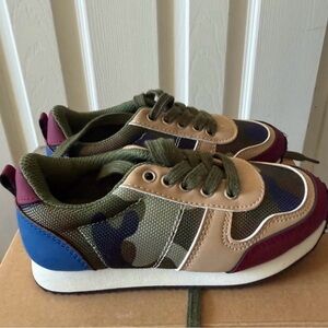 Gymboree Camouflage Kids Sneakers - Green, Blue, Tan